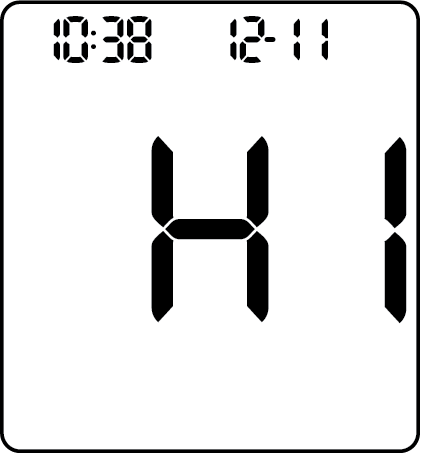 Accu-Chek Instant felkod HI