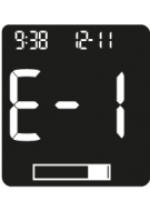 Accu-Chek Instant felkod E-1