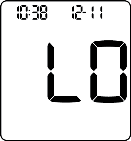 Accu-Chek Guide felkod LO