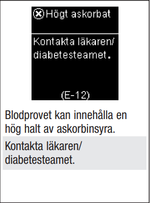 Accu-Chek Guide felkod E-12